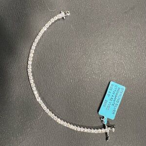 Dazzling Sterling Silver Moissanite Tennis Bracelet